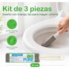 BIOPURE Piedra pómez con agarradera para limpiar el baño. (24cm