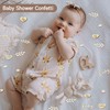 70 Pcs Baby Shower Decorations,Wooden Baby Shower Confetti Table Decoration