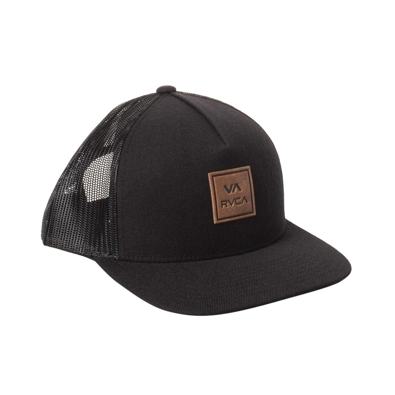 RVCA Men's Adjustable Snapback Brim Hat, Curved Trucker/Camo, One Size