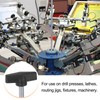 sourcing map 4pcs Tee Wing Knobs M10 x 20mm Metric