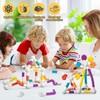 LONEEDY 48PCS Retractable Magnetic Sticks Building Toy Set-Flexible Magnetic Rods