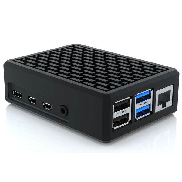 Raspberry Pi 4 Case, iUniker Aluminiun Raspberry Pi Case Passive