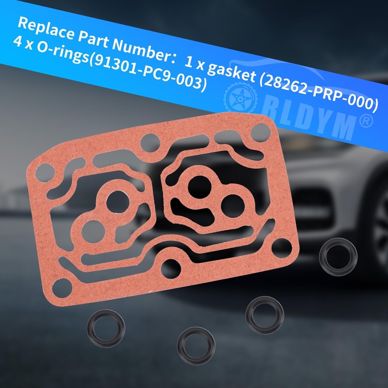 Rldym Automatic Transmission Dual Linear Solenoid Gasket/O-Rings 91301-PC9-003 28262-PRP-000 for