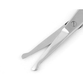 Nail Scissors Cuticle Scissors Rounded Tip Extra Strong Multi-Purpose Stainless Steel Manicure Scissors for Nose Hair, Eyebrow, Eyelash, Dry Skin