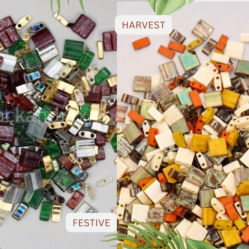 Mack and Rex Tila Bead Mixes (Meadow) – Half Tila