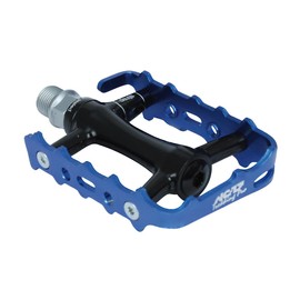 NC-17 Trekking pro pedals pro Aluminium Trekking Pedal/Mountain Bike Pedal/Bicycle MTB Pedal/with Reflectors/Ball bearing and Cr-Mo Axle/Weight: 251 g per Pair Multi-Coloured black/blue