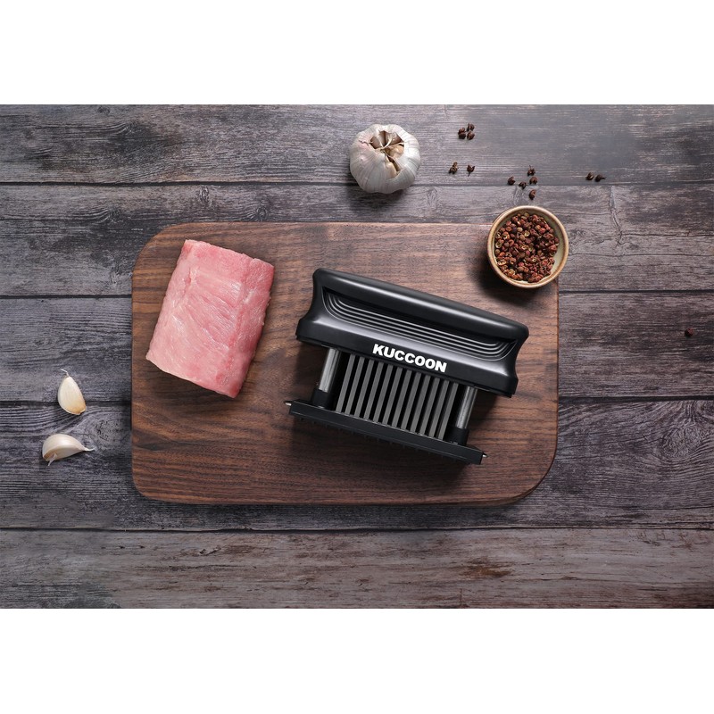 KUCCOON Bold XL Meat Tenderizer Tool Stainless Steel Ultra Sharp