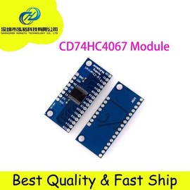 1Pcs - 10 CD74HC4067 모듈 고속 CMOS 16 채널 아날로그 멀티플렉서 아날로그/디지털 브레이크 아웃 보드 [01 1피스] 1Pcs - 10 CD74HC4067 Module High-Speed CMOS 16 Channel Analog Multiplexer Analog/Digital Breakout Board [01 1 Piece]