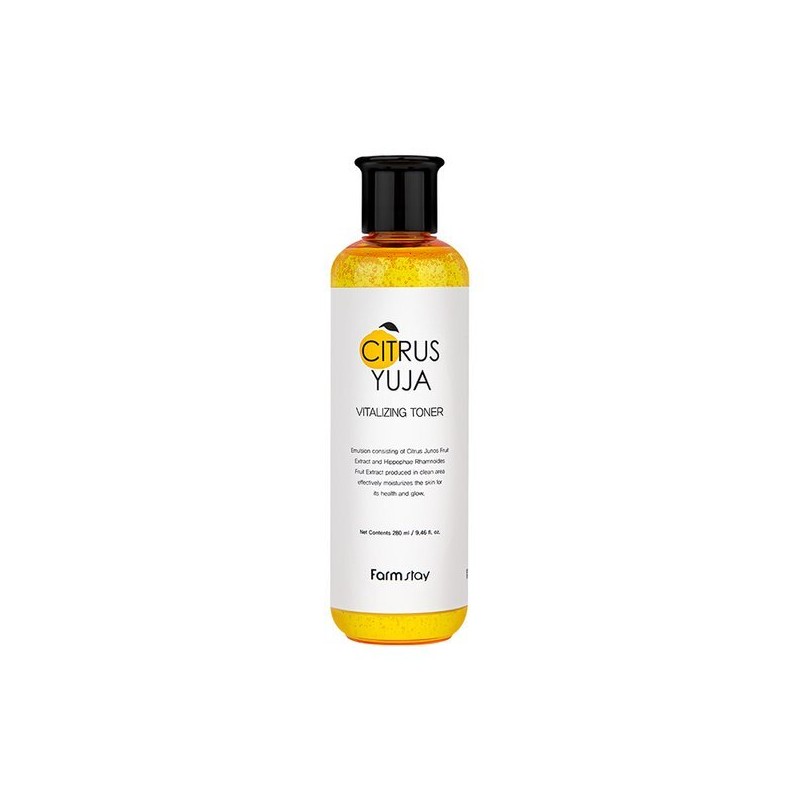 Palm Stay 팜스테이 시트러스 유자 바이탈라이징 토너 280ml Farmstay Citrus
