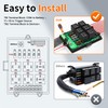 Joinfworld Relay Box Fuse Relay Box 12V Automotive Universal Fuse