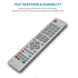SHWRMC0129 Remote Control Replacement for Sharp AQUOS TV SHWRMC0121 LC-32HI5332KF LC-40FG2241KF LC-40CFG3021KF LC-43CFG6001KF LC-49CFG6002KF LC-48CFG6001KF Smart TV
