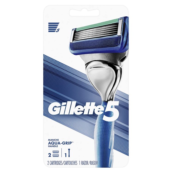 Gillette5 Men's Razor Handle + 2 Refills