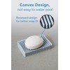 Minimalist Self‑Draining Soap Dish Tray (Jet Black)