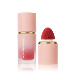 Melemando 7 Colors Highly Pigmented Liquid Blush, Built-in Sponge Tip Sculpted Complexion Wand Contour Long Lasting Cream Mini Blush(06)