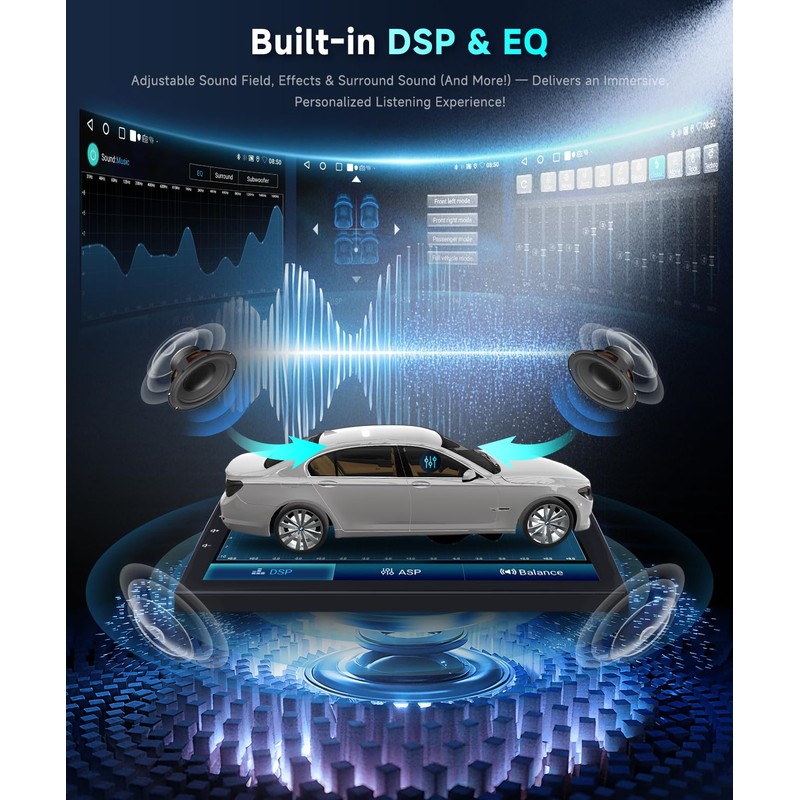 DSP Radio for Honda Accord 8th 2008-2012 Car Stereo with