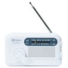 Yamazen YTM-R100 Curium Hand Crank Radio, Waterproof, Dustproof, Portable Charging,