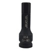 JEUCLEL 14mm Hex Impact Bit Socket, H14 1/2-Inch Impact Drive