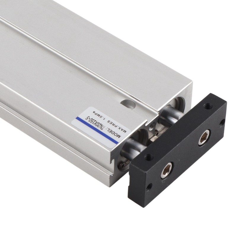 Pneumatic Air Cylinder Double Rod Double Shaft Air Cylinder 20mm