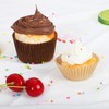 Caperci 500 Count Mini Cupcake Liners Natural Muffin Liners Greaseproof