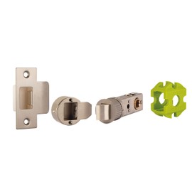 Jigetch JTL4220 Smart Passage Latch, Satin Nickel