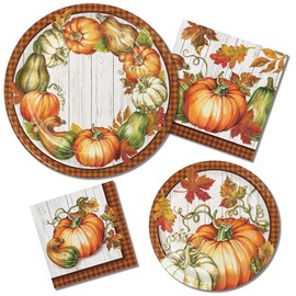 Creative Converting Party Creations Paper Napkin, Harvest Plenty