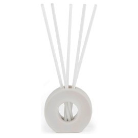 ScentAir Infused Liquidless Reeds | Includes 25 Flameless Reeds and 1 Decorative Vase, White | Essential Oil Aroma Diffuser Sticks | Fresh Spa Scents | Gifting Fragrance | Green Clover & Aloe