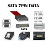CY Adapter 2pcs/lot SATA 7Pin Male to SATA 7pin Female