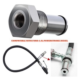 CASTNOO 6.0 High Pressure Oil Pump IPR Valve Air Test Fitting Tool Fit for Ford 6.0L Powerstroke Diesel Engine IPR Valve Air Test Fitting Tool