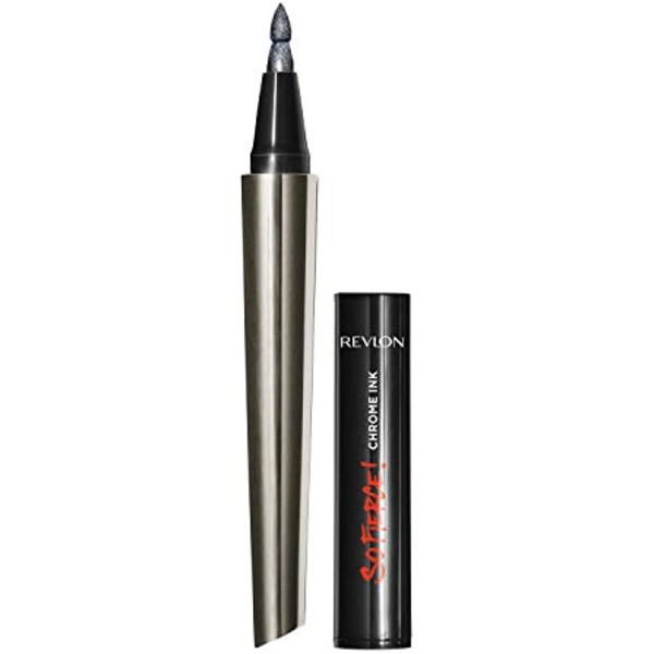 Revlon So Fierce! Chrome Ink Liquid Eyeliner, 901 Gunmetal, 0.03