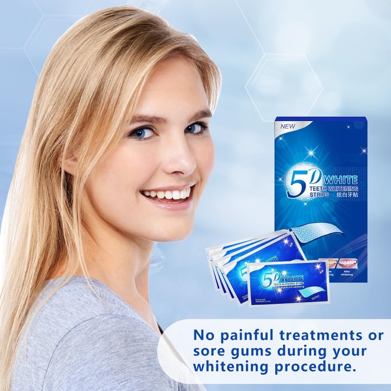 28 Piece Professional Teeth Whitening Strips –14 Treatments | Enamel-Safe,