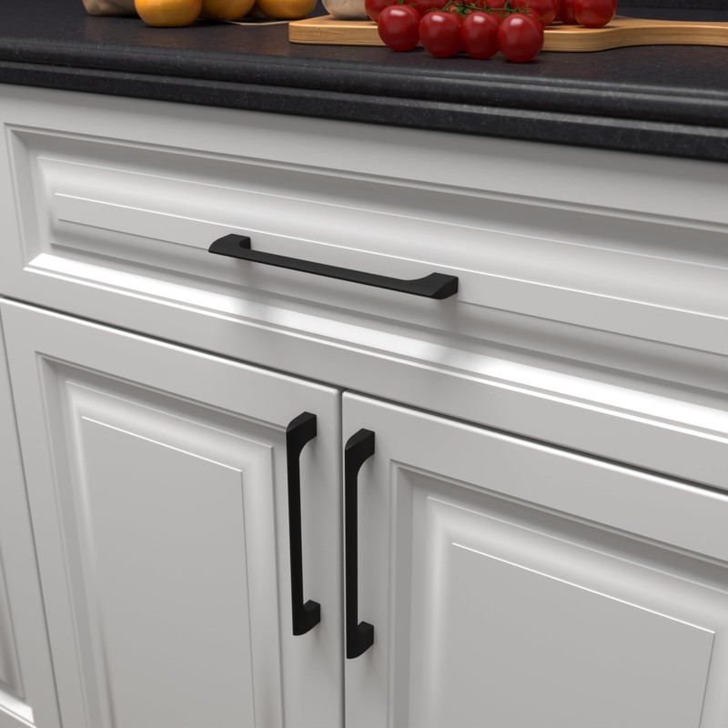 monti hardware | 1 Pack Flat Black 5 Inch Hole