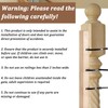 No Hole Stairway Baby Gate Adapter-1Pcs Solid Wood Extra Tall