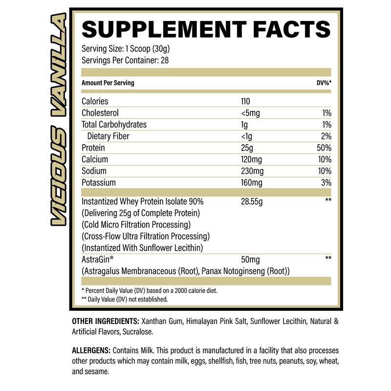 FERAL WHEY PROTEIN ISOLATE - Flavor: Cinnamon Crunch