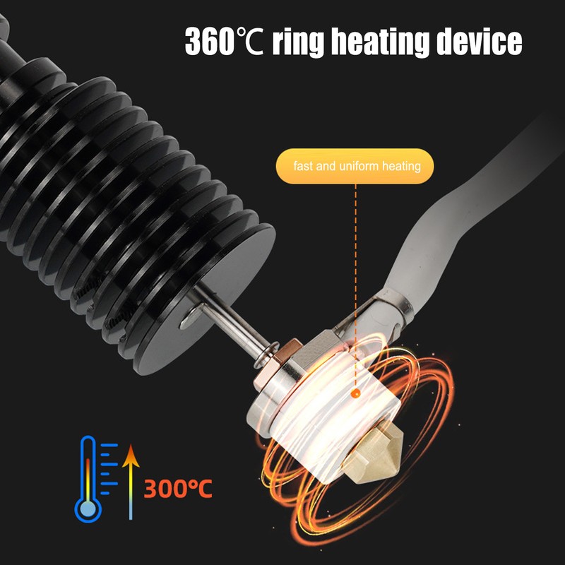 3D Printing Heat Sink Throat Tube Heating Core Nozzle Kit