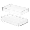 PATIKIL Acrylic Box with Lid 3.94" x 2.36" x 1.18",