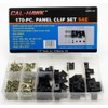 Cal-Hawk CZPC170 Auto Car Clip & Screw Kit for Dash Door Panel Interior SAE, Black