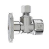 Plumb Pak 1/2 FIP x 1/4 Compression Brass Angle Valve