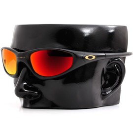 IKON LENSES Replacement Lenses For Oakley Straight Jacket 1999 Sunglasses (Polarized) (+ Red Mirror)