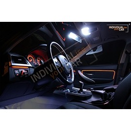INDIVIDUALise your CAR Interior Lighting Set for 3 Series F30 Saloon (Without Panoramic Roof, Cool White) Cool White