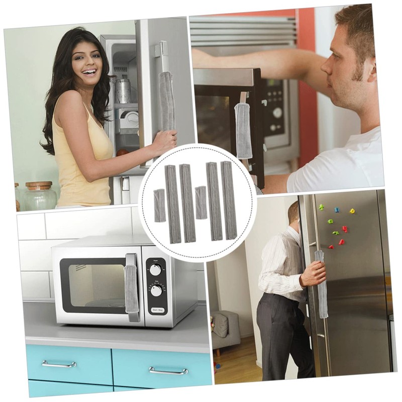 COHEALI 6Pcs Washable Kitchen Appliance Handle Covers Non Slip Refrigerator
