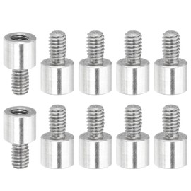 PATIKIL 10 Pcs M2.5x4+4mm Stainless Steel Standoff Extension Posts Screws,Metric Male Female Thread Adapters Spacer for PCB,Quadcopter Drone,Computer & Circuit Board Assortment Kit