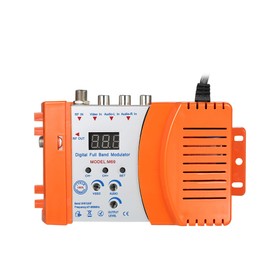 Modulator RF Converter, Weytoll Compact RF Modulator, Audio Video TV Converter, Demodulator Adapter w/Antenna in/Out & Channel Switch RHF UHF Signal Amplifier AC120V