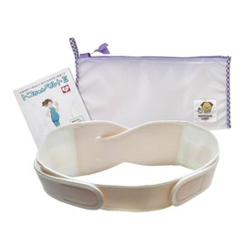 Aoba Toko-chan Belt II White + Toko-chan Belt Washing Net (Belt L, Purple Laundry Bag)