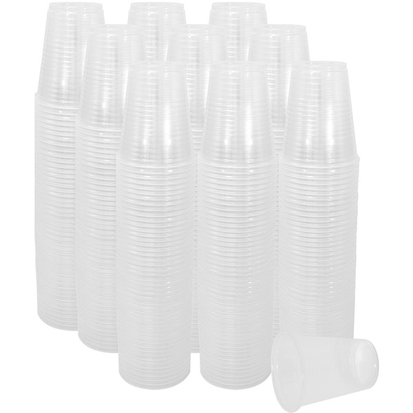 Upper Midland Products 5 Oz Plastic Cups, 400 Ct 5oz Small Plastic Cups
