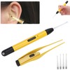 Rechargeable LED Luminous Earpick Ear Tweezers Portable Earwax Removal Cleaning