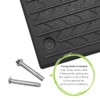 Nicoman Rubber Kerb Ramps, Multiuse Curb Ramp for Vehicles, Wheelchairs,