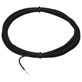 10 m Flry vehicle cable, black, 0.35 mm², round cable, stranded car power cable