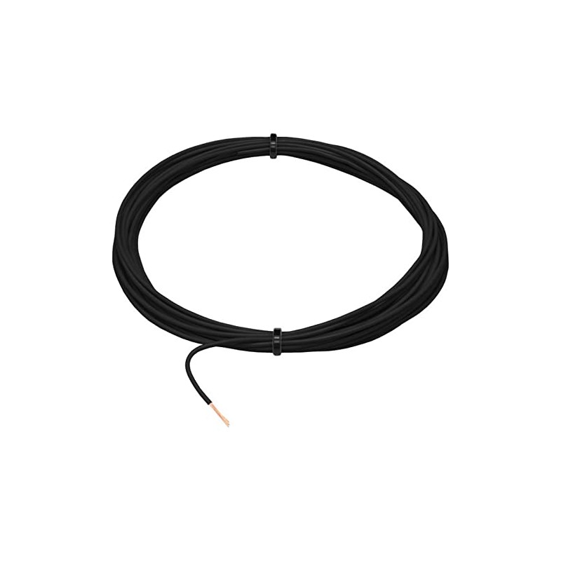 10 m Flry vehicle cable, black, 0.35 mm², round cable,