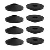 8pcs Toilet Seat Fittings, M8 Rubber Washers Toilet Seat Fixings,