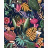 World of Wallpaper Wonderland Tropical Animal Wallpaper (Navy Blue)